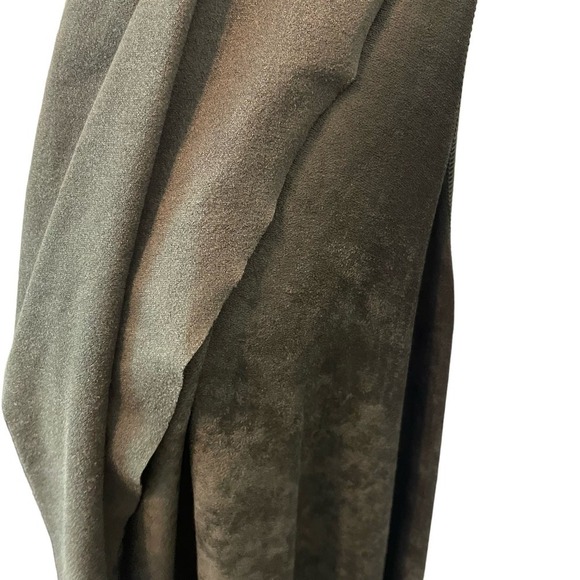 Anna & Ava Open Cardigan Vest One Size Faux Suede EUC - Picture 3 of 3